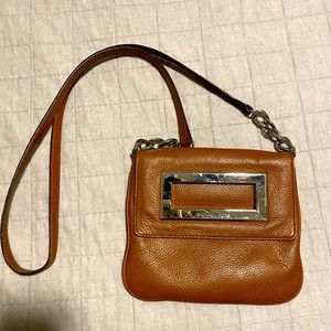 Michael Kors Brown Leather Crossbody